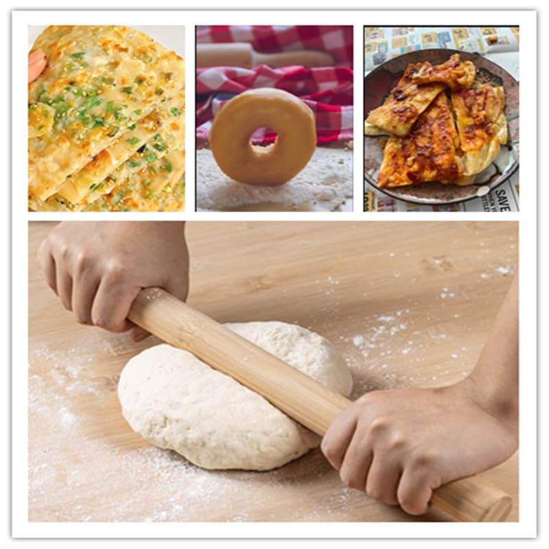 Long Pasta Rolling Pin，27.16×1.38inch/69×3.5cm - size: 27.16x1.38 in