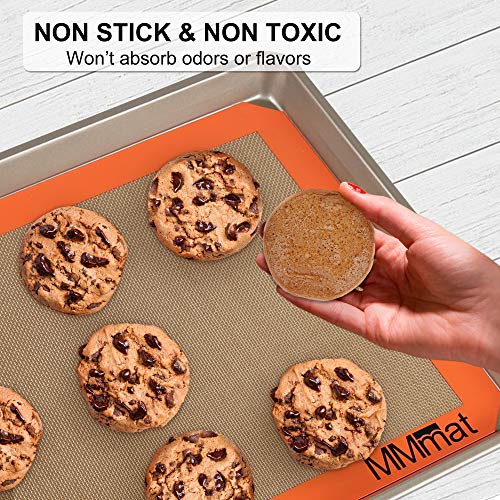 Best German Silicone Baking Mat - Half Sheet Baking Mat, Set of 2 - color: Standard Baking Mat, size: Half Sheet (Set of 2)