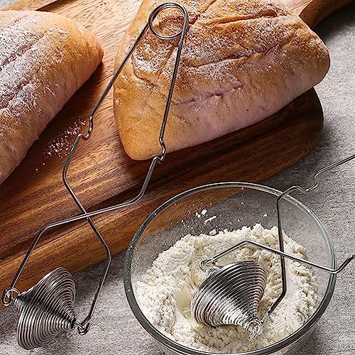 Cabilock Flour Sifter Handheld Stainless Steel Small size - size: 17X5.4CM