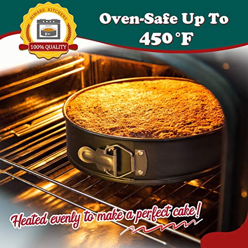 HIWARE 6 Inch Non-stick Springform Pan with Removable Bottom - Leakproof Cheesecake Pan, Compatible with 3 Qt Instant Pot - size: 6-Inch