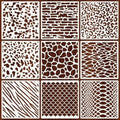Texture Stencils for Crafts Reusable 9Pcs Stencils(7.8X7.8 Inch) - color: Texture 17