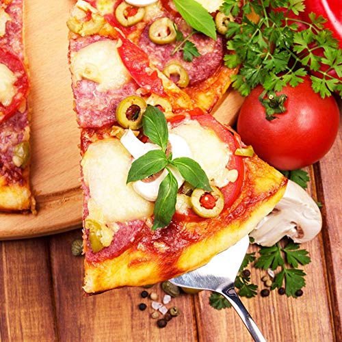 Pack of 6 Stainless Steel Pizza Pie Cake Server Pie Cake Serving Set, Pie Cake Pizza Shovel Cutter (silver) - color: Silver