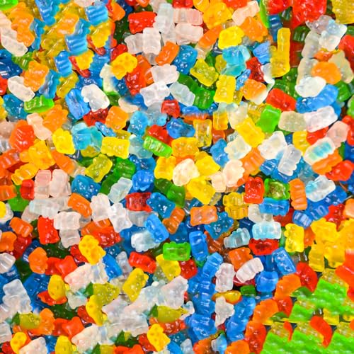 Palksky 4Pcs Gummy Bear Mold Silicone, Fruit Snack Molds, Gummies Trays Molds with Dropper for Candy Chocolate - color: 4Pcs Bear molds