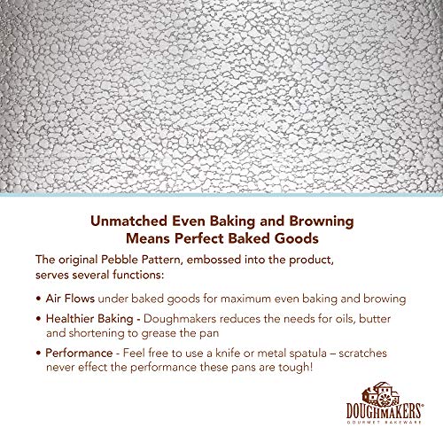 Doughmakers Jelly Roll Commercial Grade Aluminum Bake Pan 10 x 15 - size: 10" x 15" (Pack of 1), style: Jelly Roll Pan