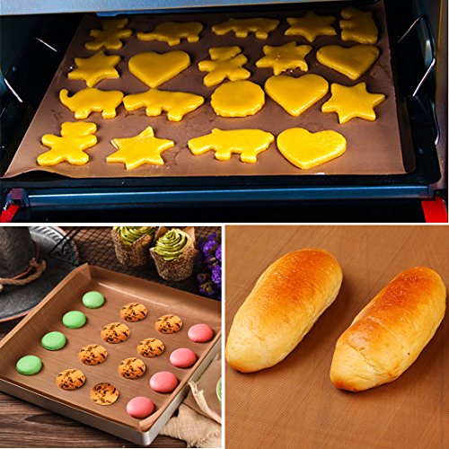 Bantoye 5 Pack Non Stick Teflon Sheet, 12''x16'' Heat Press Transfer Sheet