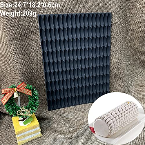Generic Silicone Swiss Cake Mould Cake Mold Silicon Fondant Mat Impression Lace Moulds