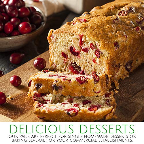 PLASTICPRO [3 Lb 10 Pack Disposable Loaf Pans Aluminum Tin Foil Meal Prep Bakeware - Cookware Perfect for Baking Cakes, Bread, Meatloaf, Lasagna 3 Pound 11'' X 5'' X 2.75'' - size: 3 Pound