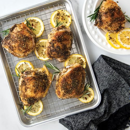 Nordic Ware Naturals® Quarter Sheet with Oven-Safe Nonstick Grid - size: Quarter Sheet with Nonstick Grid (Pack of 1)