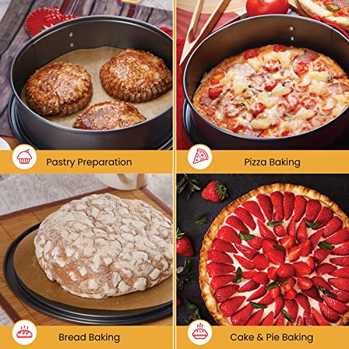 6" Parchment Paper Rounds for Baking, 220 Pcs Precut Cake Pan Liners - size: 6" Round - 220 Pack