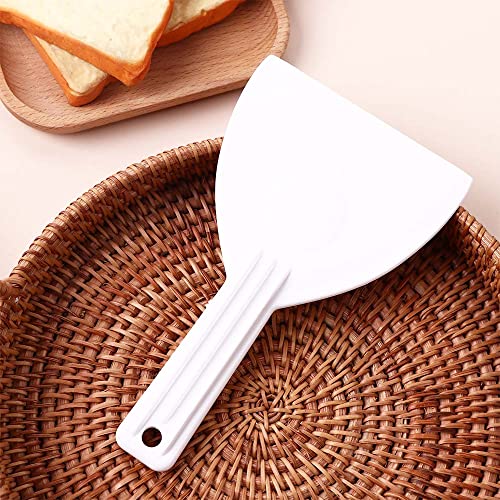2PCS Plastic Dough Cutter,Bread Dough Trimming Scraper,Cake Pizza Spatula Cutter, Pizza Bread Bench with Handle Trimming Icing Baking Chopper