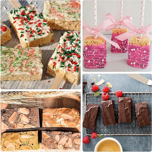3Pack Rice Snacks Molds,6-Cavity Cereal Bars Mold for Chocolate Cheesecake Brownie Cornbread Muffin Butter