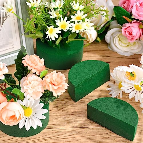 6Pcs 4"X1.5" Round Floral Foam Blocks