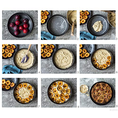 MASSUGAR 4 Inch Springform Pan 4 Pack Mini Cake Pan Cheesecake Pan - size: 4 Inches