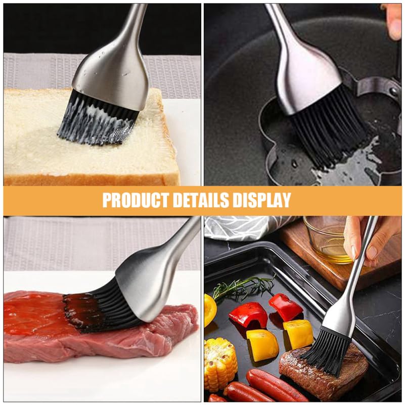 Mipcase Silicone Basting Brush Refills 4-pack Pastry Brush Heads