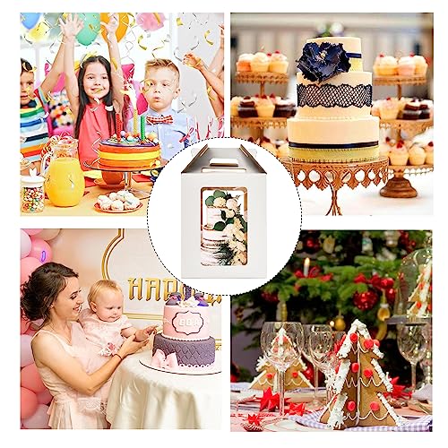 12x12x14 Inch Tall Cake Boxes for Tier Cakes,Layer Tiered Cake Box,6Pack - color: 12×12×14in-6pack