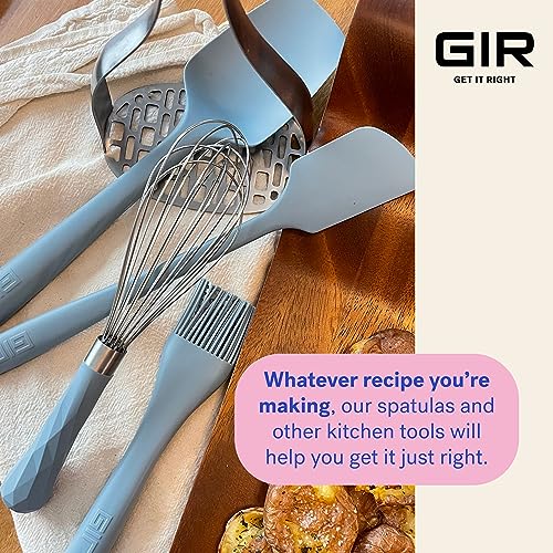 GIR Premium Silicone Kitchen Spatula – Skinny, 11IN, Slate - color: Slate, size: Skinny