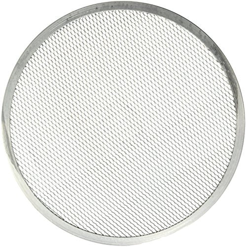 American Metalcraft 18715 Pizza Screen, 15.05" Length, 15" Width, Silver - size: 15-inch diameter, style: Pizza pan