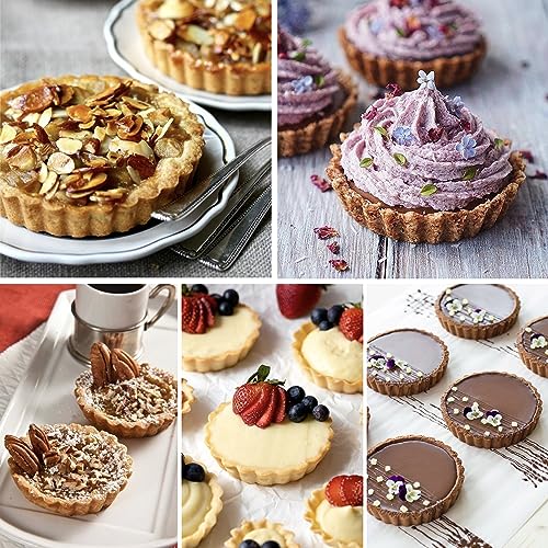 Sidosir 3pcs Peanut Butter Cup Mold, Silicone Mini Tart Pan for Bite Size Fat Bombs, Silicone Chocolate Candy Mold for Brownie (Keto Cup) - size: 3 Inch Keto Cup
