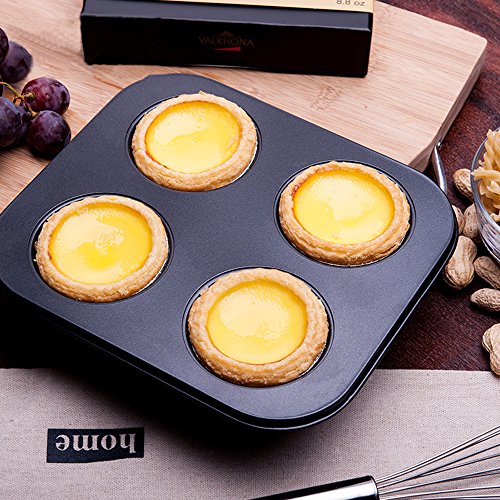 Muffin Pan 6 Cup Cupcake Baking Pan High Carbon Steel Muffin Tin - size: 1pc 6-cups pan