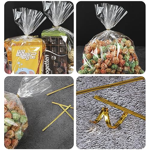 Labeol Clear Cellophane Bags,150 Packs 9x12 Inch Gift Warp - size: 9x12 (Pack of 150)