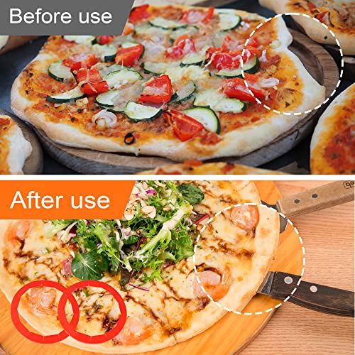 Adjustable Silicone Pie Crust Shield for 8-11.5 Inch Pies - color: Red