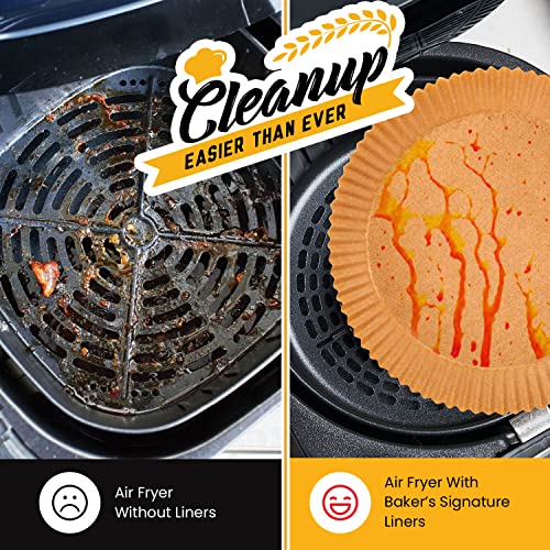 Small Round Air Fryer Liners 6.3", 125 Pcs Disposable for 2-4 qt Basket - color: 6.3" Round