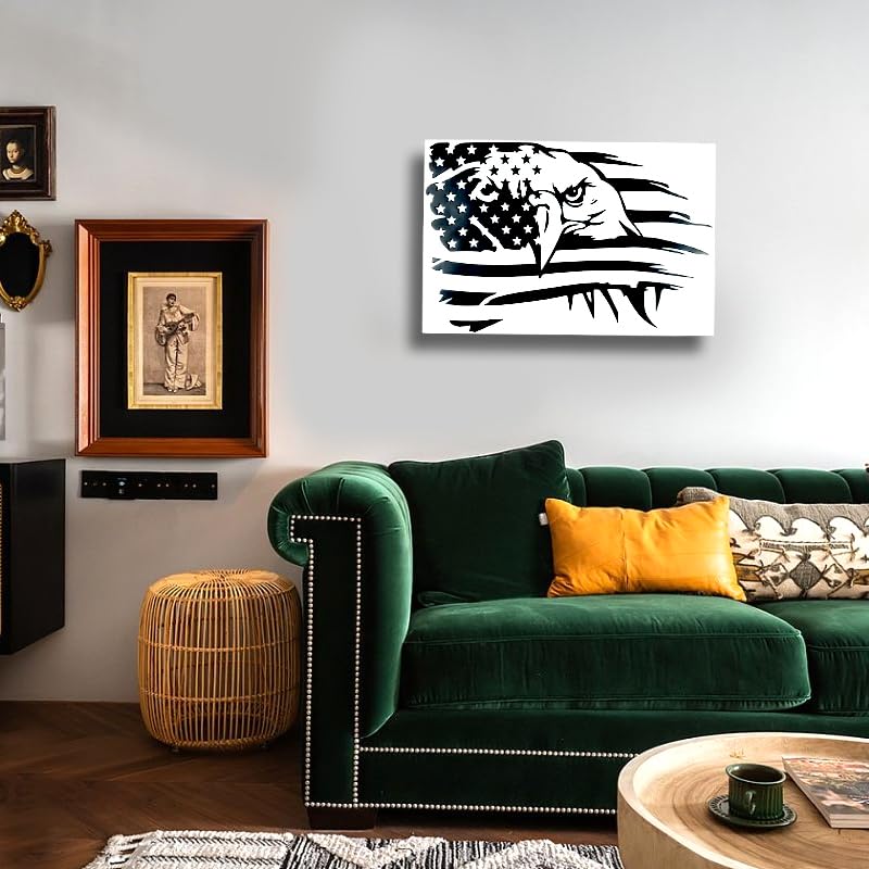 American Eagle Flag Wall Decoration Epoxy Resin Silicone Mold 7416
