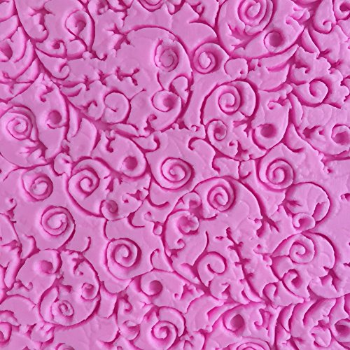 square sugar edible vine lace mold cake silicone Embossing Mat