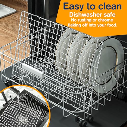 2 PCS Cooling Racks for Cooking and Baking, 10" x 15", Silver - color: Silver, size: 10‘’x15‘’-2PC