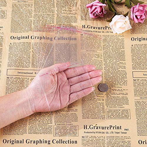 FASHEWELRY 1000Pcs Clear Plastic Cello Treat Bags Self Sealing OPP Cellophane Poly Bags 3.9x4.1 Sealed Size for Wedding Party Candy Cookies Soap Candle - size: 3.9x4.1"