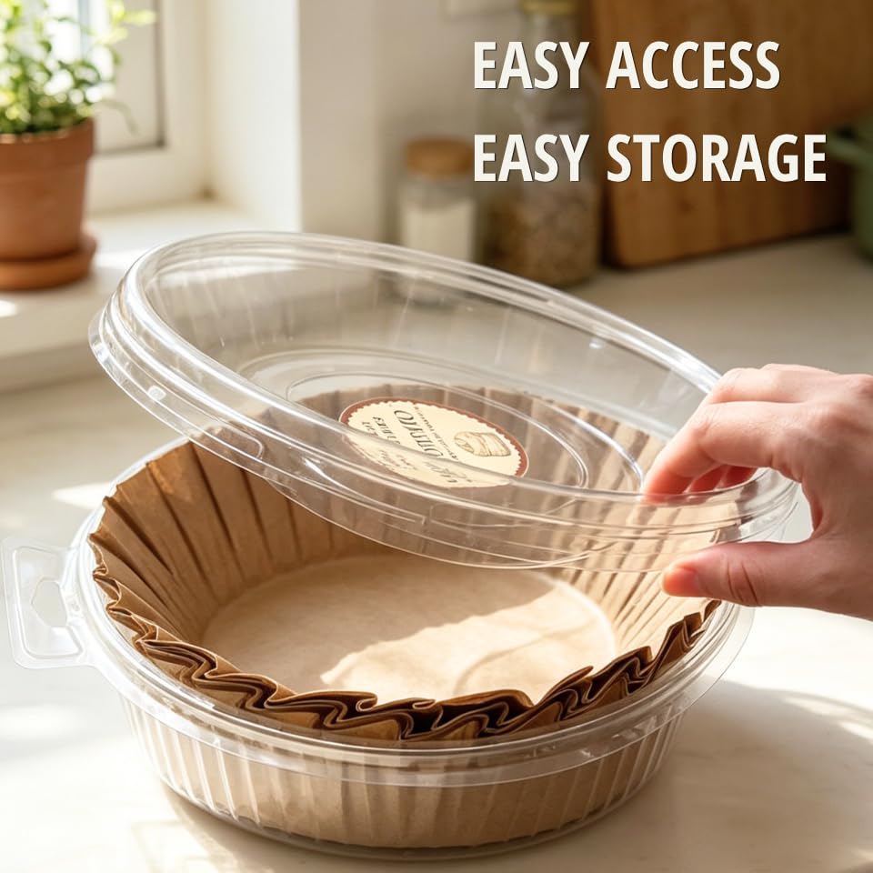 8" Round Cake Liners, 50 Pcs Non-Stick Parchment for Family Size - size: 8inches