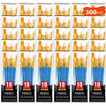 AROIC Painting Brush Set, 30 Packs/300 Pieces, Nylon Brush Head - color: 300pcs-blue