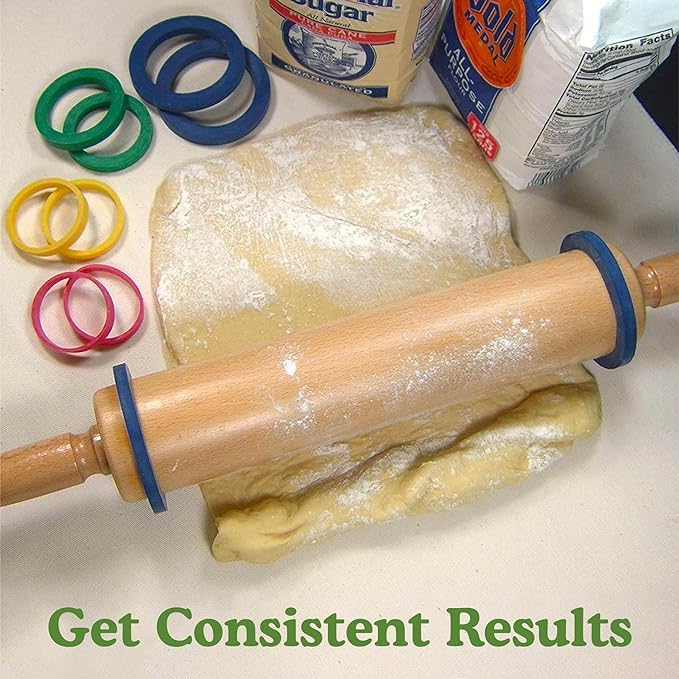 Regency Wraps Evendough Bands, Rolling Pin Rings, Set Of 4 Sizes, Pack Of 1 - size: Pack of 1