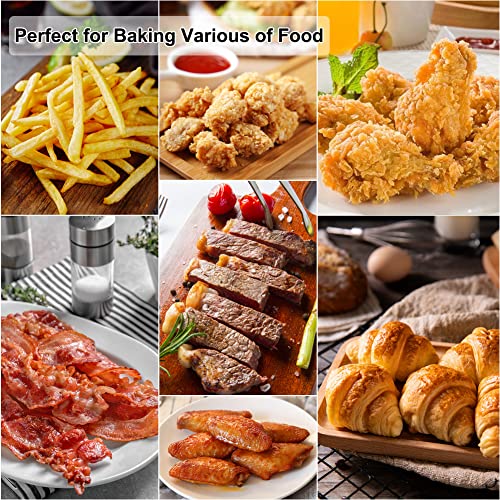 BYKITCHEN 9x11 Inch Perforated Air Fryer Parchment Paper Liners, 100pcs - size: 9x11inch