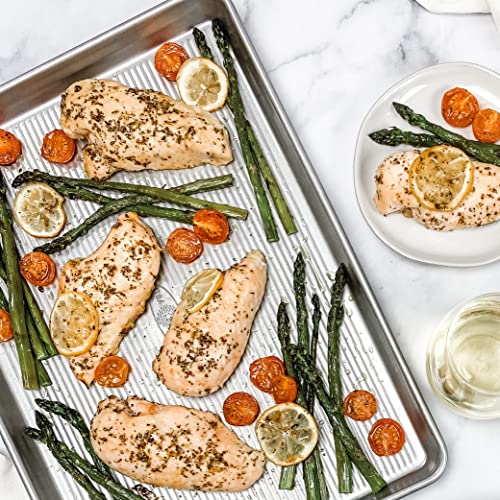 USA Pan Bakeware Nonstick Extra Large Baking Sheet Pan, Aluminized Steel - size: Set of 1, style: XL Sheet Pan