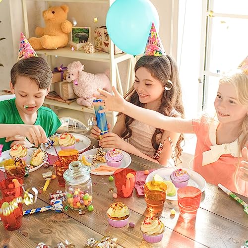 Gejoy 400 Pcs Aluminum Foil Baking Cups with Lids, Classic, Pink - color: Pink, size: Classic