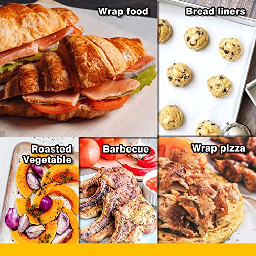 Katbite 500 Pcs Parchment Paper Baking Sheets, 16x24 Inch, Heavy Duty - size: 16"x24"-500