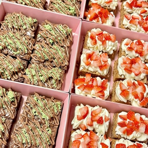 7 x 7 x 4 Inches Clear Cake Boxes for 6 Inch Cake, Paper Charcuterie Boxes with Clear Lids, 25 Pack Disposable Bakery Food Containers Large Dessert, Cupcakes,Pie,Cookies, Cocoa Bomb (Pink) - color: Pink