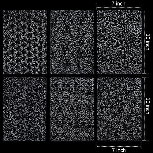 Ocmoiy Floral Molds for Chocolate & Fondant Cake Decoration, 6 Pack - style: Floral/rose/vine/lace