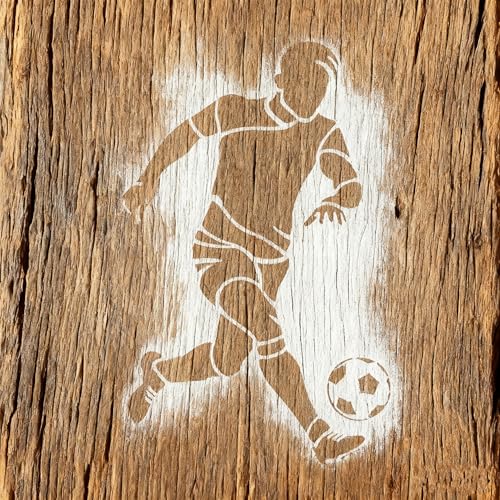 TIAMECH A4 Reusable Football Sports Stencil for Painting - style: Football Sports