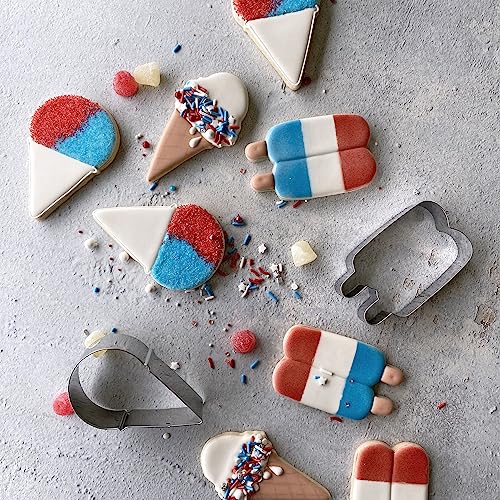 R&M Snow Cone 3.75" Cookie Cutter - Summer Baking Tool for Cookies, Fondant & Crafts
