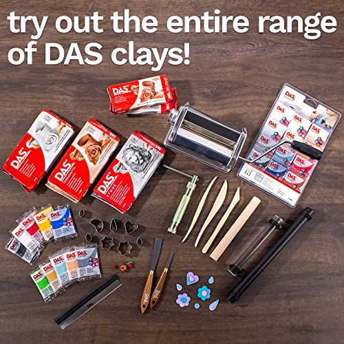 DAS Professional Clay Tools - 4 Metal Sculpting Tools for Artists and Students - Practical Carving Tools for Fine Details and Textures - Durable Clay Carving Tools for Modeling Shaping and More - size: 4 PROFESSIONAL CLAY TOOLS