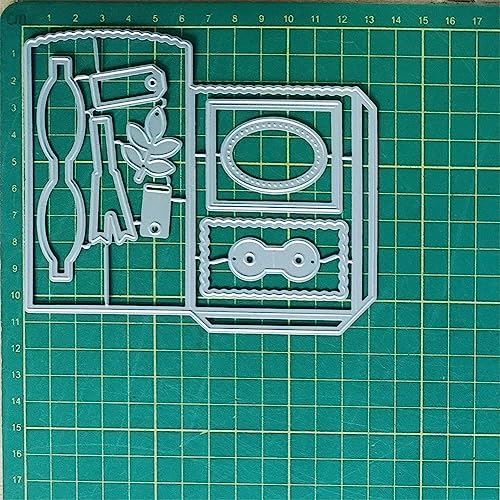 Mvchifay Cutting Dies Metal Stencils Scrapbooking Tool DIY Craft Carbon Steel Embossing Template for Paper Card Making (Gift Box-13.3x11.3cm) - color: Gift Box-13.3x11.3cm