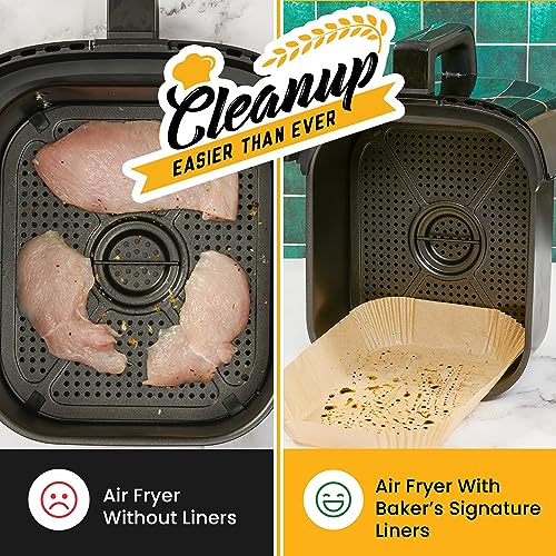 Rectangular Air Fryer Liners Disposable, 125 Pcs Parchment for Dual Baskets - color: 8.6"x5.5" Rectangle
