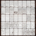 Letter Stencils for Painting, 40 Pcs 7 x 4 Inch for Wood Signs Quotes