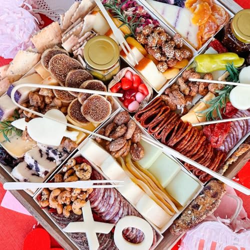 7 x 7 x 4 Inches Paper Charcuterie Boxes with Clear Lids, 25 Pack Large Clear Cake Boxes for 4-6 Inch Cake, Disposable Bakery Boxes Food Containers for Cupcakes,Pie,Cookies, Cocoa Bomb White - color: White