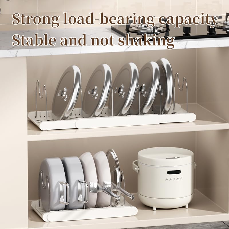 Expandable Pots and Pans Organizer Under Cabinet