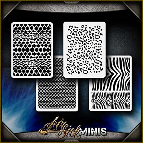 Mini Animal Patterns AirSick Airbrush Stencil Template