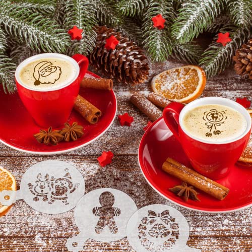 JULBEAR 36 Pcs Christmas Cookie Cake Stencils, Reusable Baking Mold Tools - style: Christmas Style