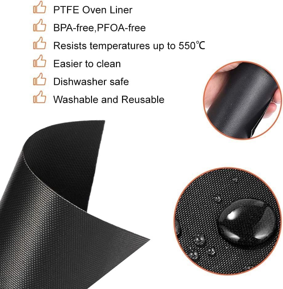 4 Pcs Air Fryer Liners and 100 Pcs Parchment Paper for Breville BOV900BSS